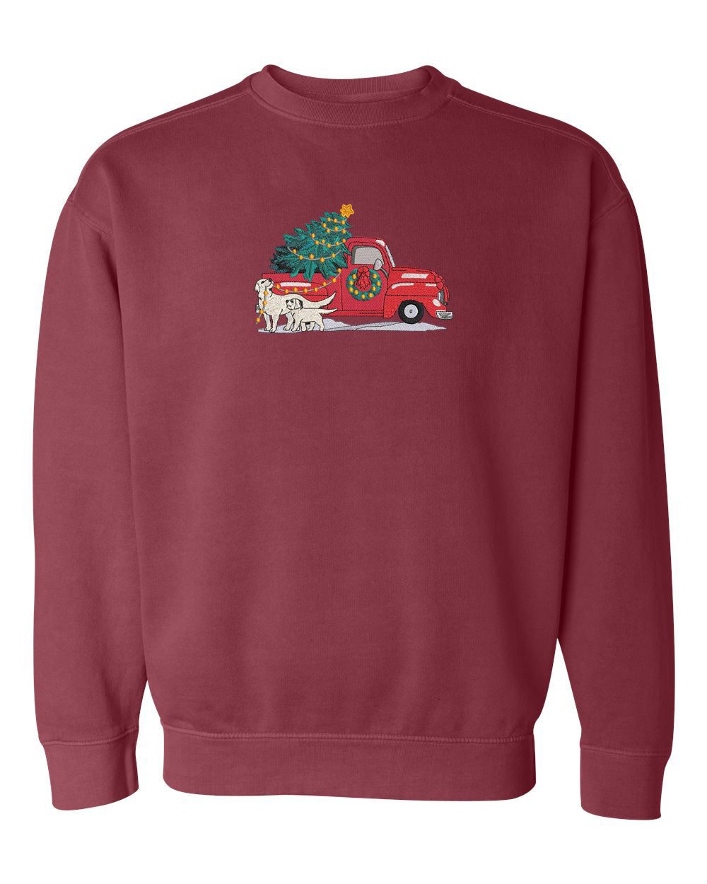 Christmas Truck Comfort Colors Sweatshirt